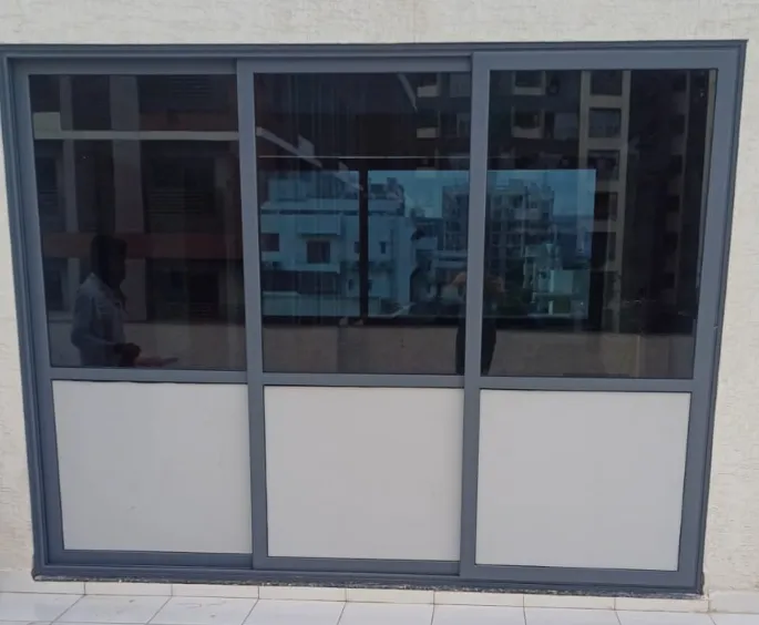 Grey Aluminium Entrance