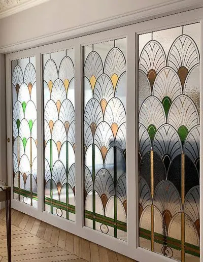 Decorative Glass Partition